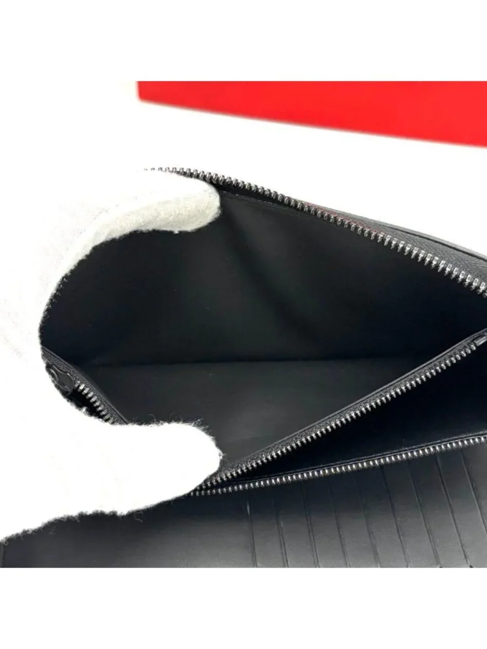 Louis Vuitton Wallet Zippy Monogram Shadow Black